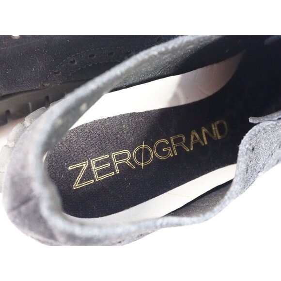 Cole Haan Navy Blue Wing Tip Lace-Up Loafers Shoes, Size 9 (US) - Picture 8 of 13